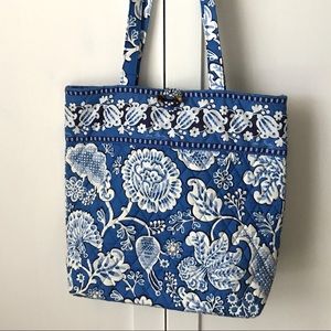 Vera Bradley Blue Lagoon retired tote